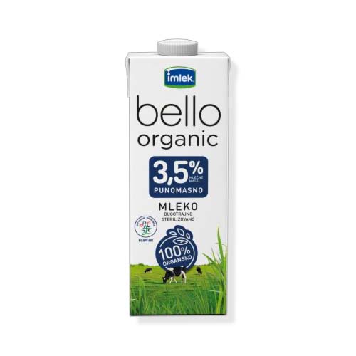 Dugotrajno mleko 3,5% mm 1L Bello (organsko) Imlek