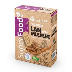 Zlatni lan 200g mleveni (organski) Superfood