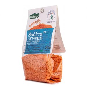 Crveno sočivo 200g (organsko) Biošpajz