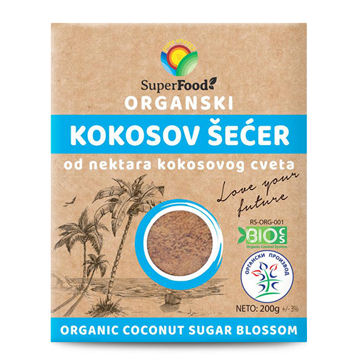 Kokosov šećer 200g (organski) Superfood