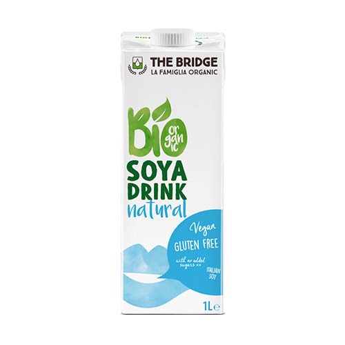 Sojino mleko 1L bez glutena (organsko) Bridgebio