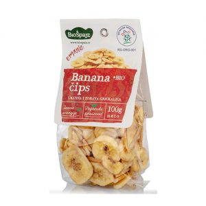 Banana čips 100g (organski) Biošpajz