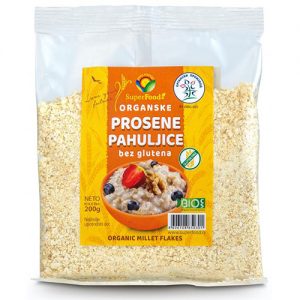 Prosene pahuljice bez glutena 200g (organske) Superfood